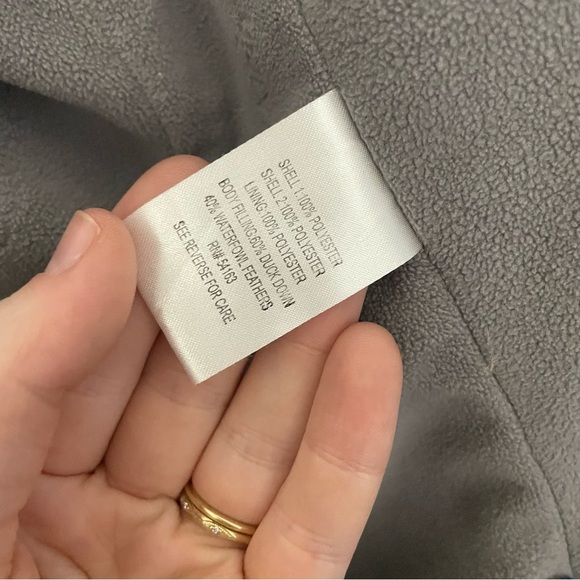 Calvin Klein Performance Down Puffer Winter White Puffer Ski Coat Size Medium - Picture 10 of 11